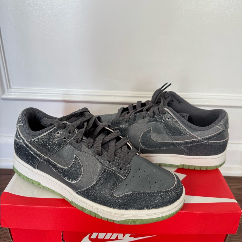 Nike Dunk Low Retro, Iron Grey/Phantom-Scream Green